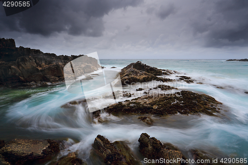 Image of Stormy seascape Meringo Australia