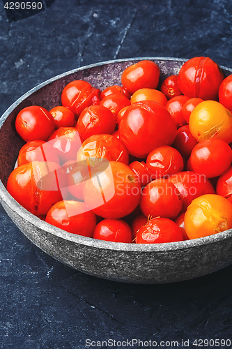 Image of cherry tomato pickles