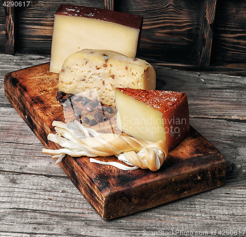 Image of range Swiss cheeses