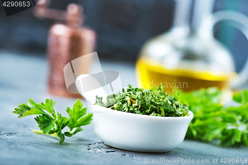 Image of dry parsley