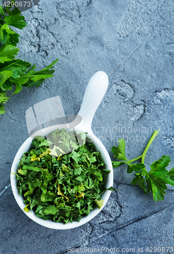 Image of dry parsley