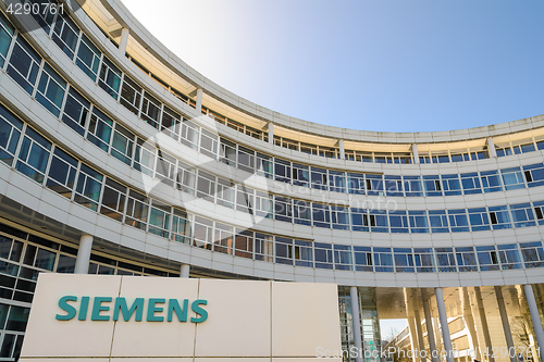 Image of New headquarters office of German industrial corporation Siemens