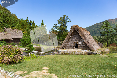 Image of Japanese Shirakawago village 