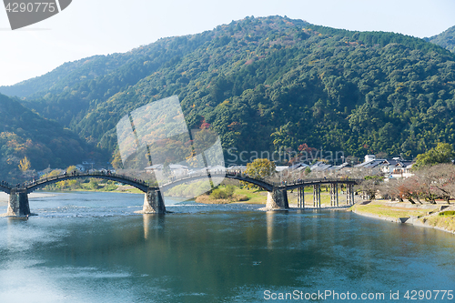 Image of Kintaikyo Bridge in Iwakuni, Hiroshima, Japan