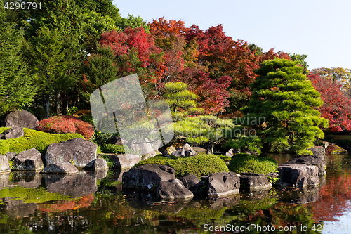 Image of Kokoen Garden at autumn season