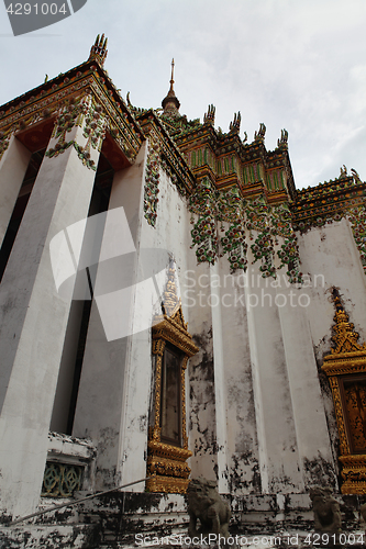 Image of temple with mosaic in Thailand 