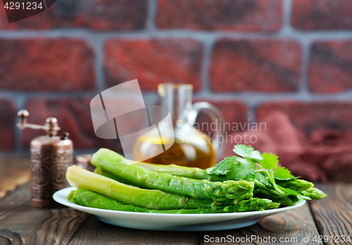 Image of fried asparagus