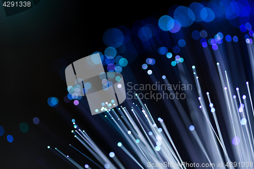 Image of Close op of fiber optics