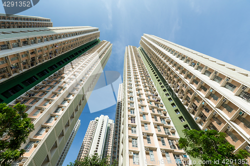 Image of Building skyscraper to the sky