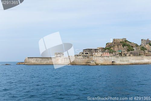 Image of Battleship Island in Nagasaki city 