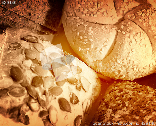 Image of Assortment of baked bread