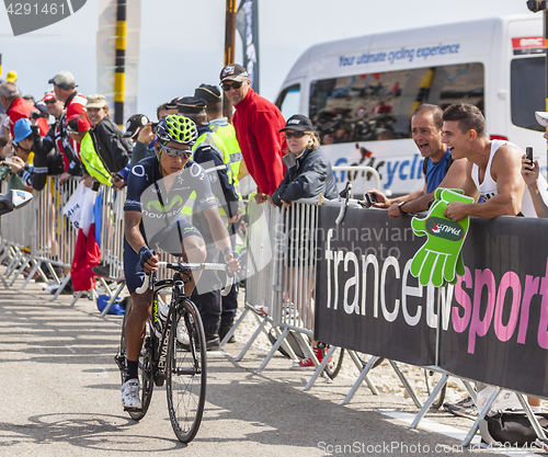 Image of Nairo Quintana on Mont Ventoux - Tour de France 2013