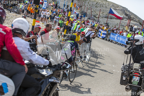 Image of Nairo Quintana on Mont Ventoux - Tour de France 2013