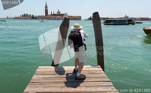 Image of Tourist in Venice