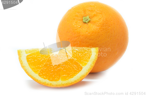 Image of Isolated oranges fruits