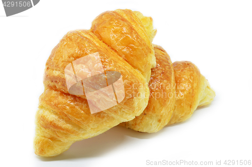 Image of Fresh Croissant isolated on white background