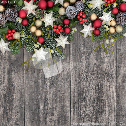 Image of Christmas Background Border