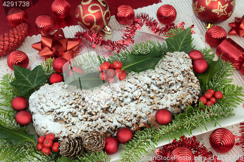 Image of Traditional Stollen Christmas Cake