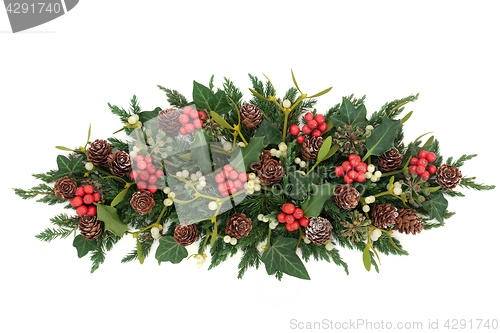 Image of Holly and Winter Greenery 