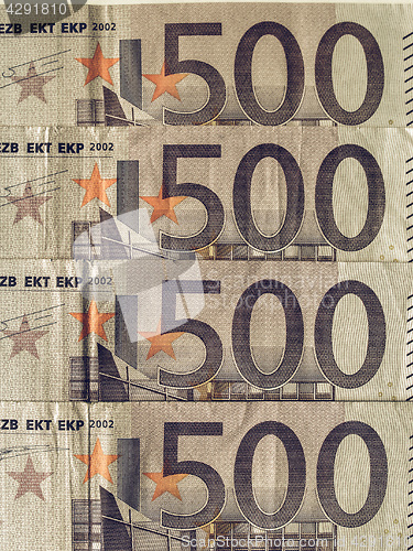 Image of Vintage Euro note