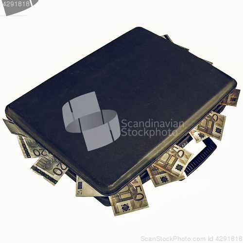 Image of Vintage Money suitcase