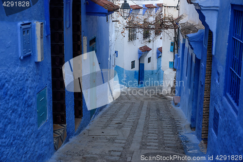 Image of Chefchaouen, the blue city in the Morocco.