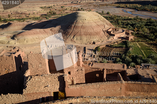 Image of Kasbah Ait Benhaddou in the Atlas Mountains of Morocco