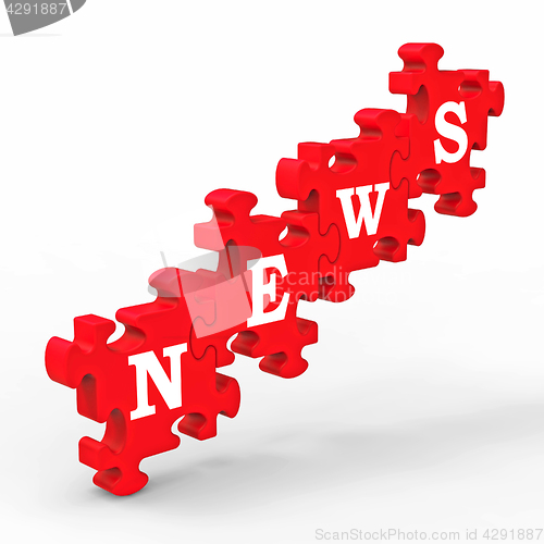 Image of News Shows World Media Journalism And Info