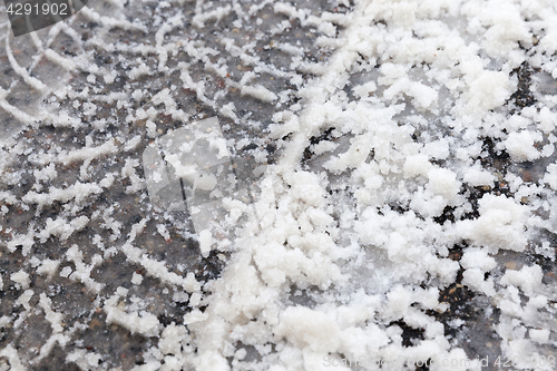 Image of Snow on the road