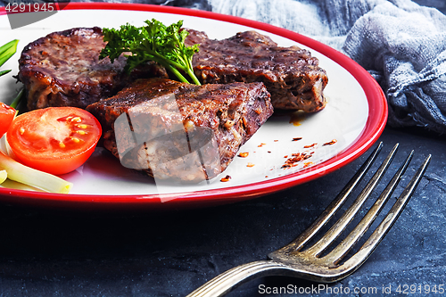 Image of juicy veal steak