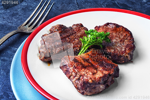 Image of juicy veal steak