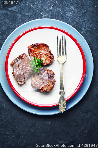 Image of juicy veal steak