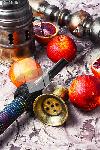 Image of Shisha with orange taste