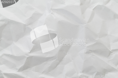 Image of Crumpled white paper background