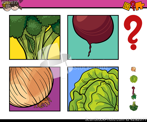 Image of educational activity with vegetable