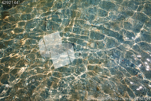 Image of Water surface sea in sunny summer day