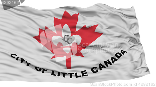 Image of Isolated Little Canada City Flag, United States of America