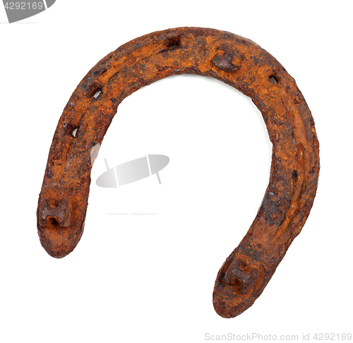 Image of Old rusty horseshoe