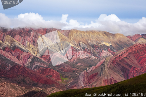 Image of Serranias del Hornocal, colored mountains, Argentina