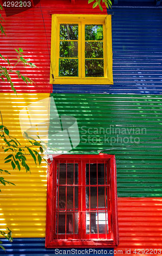 Image of Colorful houses in Caminito, Buenos Aires