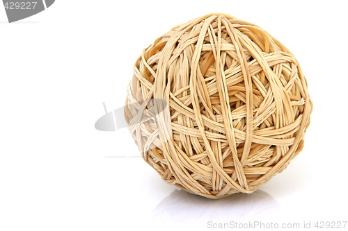 Image of rubber band ball