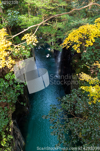 Image of Takachiho Gorge in Japan at autumn