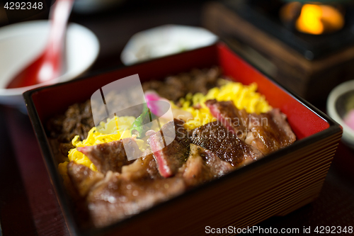 Image of Grilled beef rice