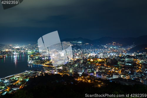 Image of Nagasaki at night