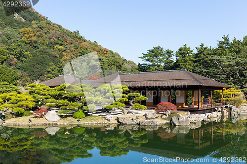 Image of Kokoen Garden in Himeji of Japan