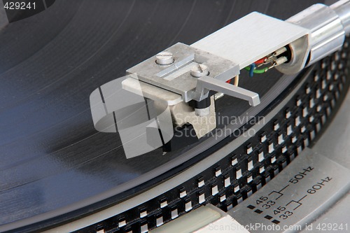 Image of turntable record