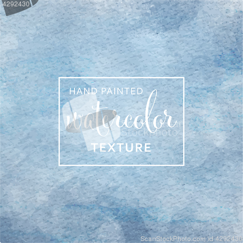 Image of blue pastel watercolor on tissue paper pattern