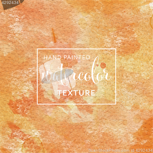 Image of orange and yellow pastel watercolor on tissue paper pattern