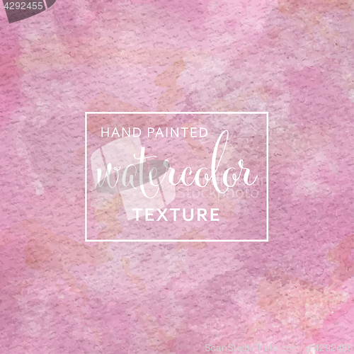 Image of pink pastel watercolor on tissue paper pattern