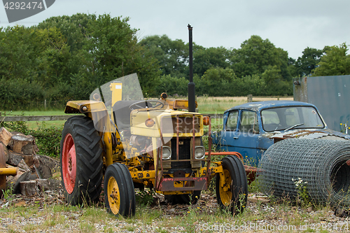 Image of Yellow Tractor